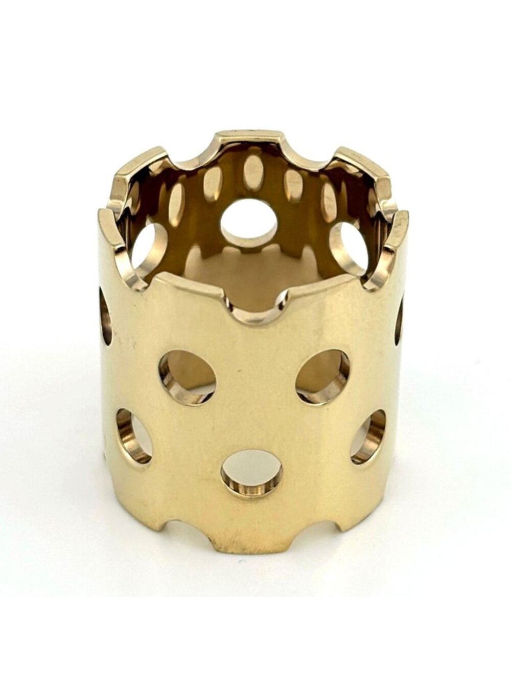 Hermes Perforet Scarf Ring Gold Plated - Picture 3 of 4